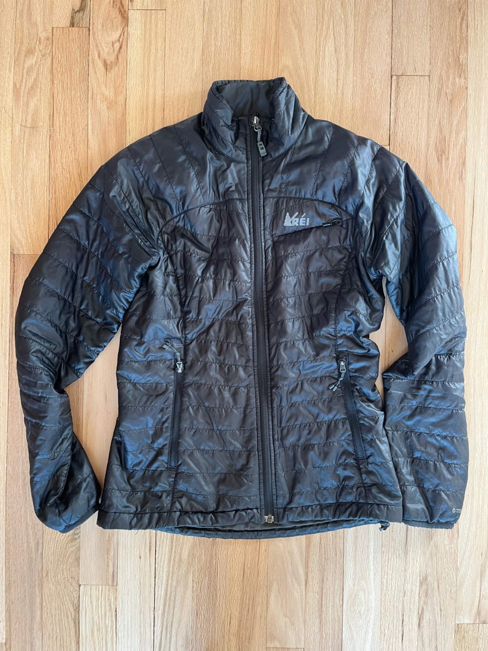 REI Women's Black Quilted Lightweight Micro Puffer Jacket